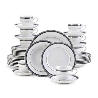 Mikasa Platinum Crown Cobalt 40 pc Dinnerware Set