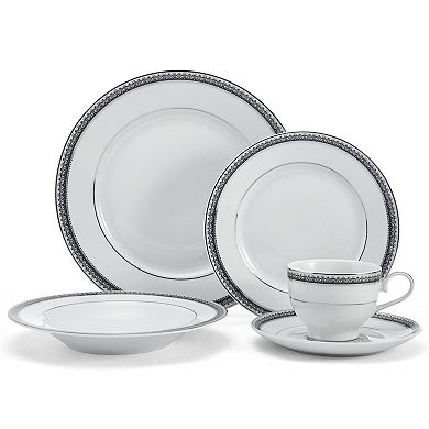 Mikasa Platinum Crown Cobalt 40-Piece Dinnerware Set
