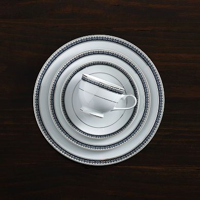 Mikasa Platinum Crown Cobalt 40-Piece Dinnerware Set