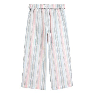 Girls 4-14 Carter's Striped Tie-Waist Flare Pants