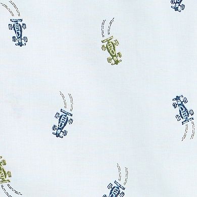 Toddler Boy Carter's 2-Piece Race Car Button-Down Shirt Outfit Set