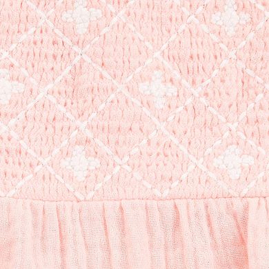 Baby Girls Carter's Cotton Gauze Jumpsuit