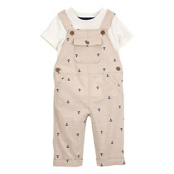Baby Boy Carter's 2 pc Anchor Tee & Overall Set