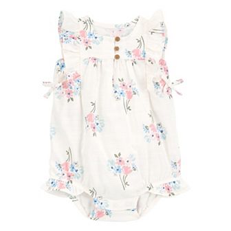 Baby Girls Carter's Floral Bubble Romper
