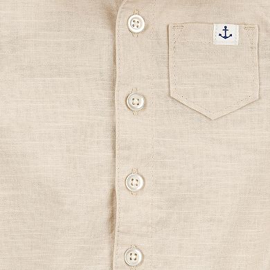 Baby Boy Carter's Button-Front Romper