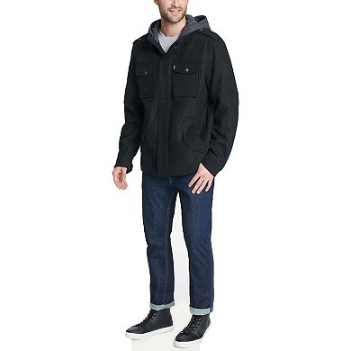 Men's Levi's® Wool Blend Hooded Jacket