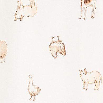 Baby Carter's 2-Pack PurelySoft Farm Animals Sleeper Gowns