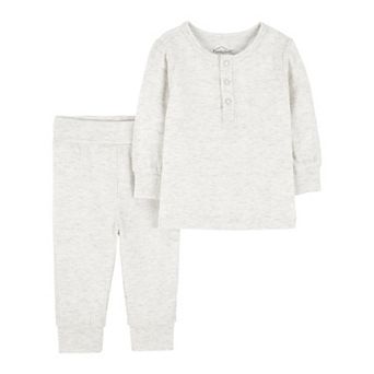 Baby Carter's 2 pc PurelySoft Grey Outfit Set