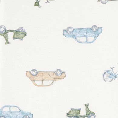 Baby Boy Carter's 2-Pack Long Sleeve PurelySoft Cars and Bikes Bodysuits