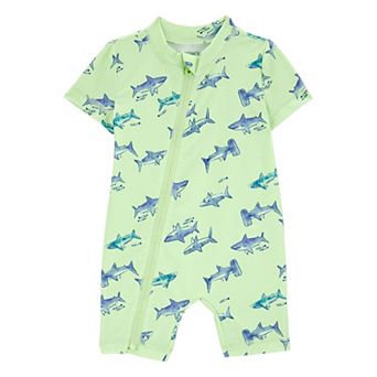 Baby Boy Carter's 1 pc Shark Short Sleeve Rashguard