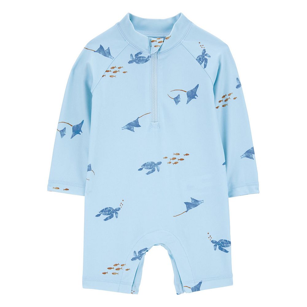 Baby Boy Carter's 1-pc Turtle Long Sleeve Rashguard