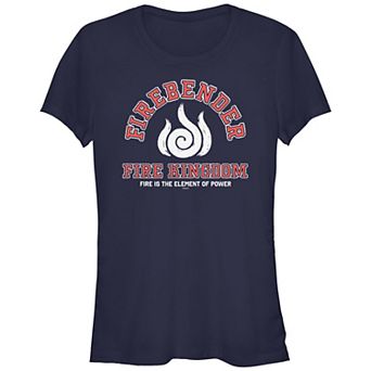 Disney's Avatar Firebender Fire Kingdom Juniors' Graphic Tee