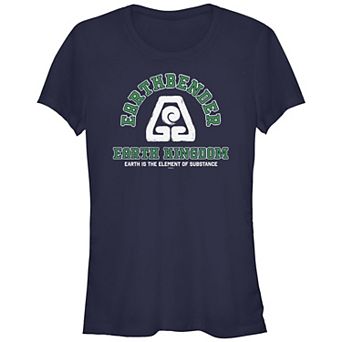 Disney's Avatar Eearthbender Earth Kingdom Juniors' Graphic Tee