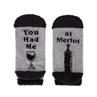 You Had Me At Merlot Low-Cut Socks