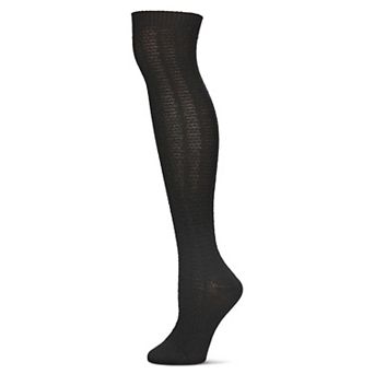 Women's Textured Rib Knit Over The Knee Warm Sock