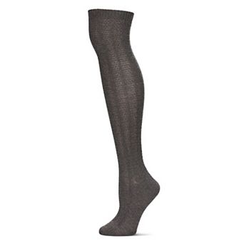 Women's Textured Rib Knit Over The Knee Warm Sock