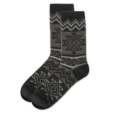 Women's Diamond Line Fashion Soft-Fit Crew Sock