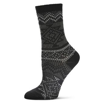 Women's Diamond Line Fashion Soft-Fit Crew Sock