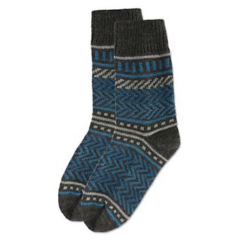 Zag Dash Chunky Knit Boot Socks