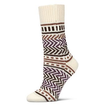 Zag Dash Chunky Knit Boot Socks