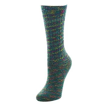 Women's Spacedye Multicolor Cozy Crew Sock