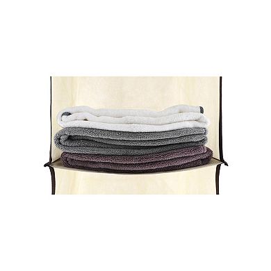 2 Pack Of 6 Shelf Hanging Closet Storage Shelves