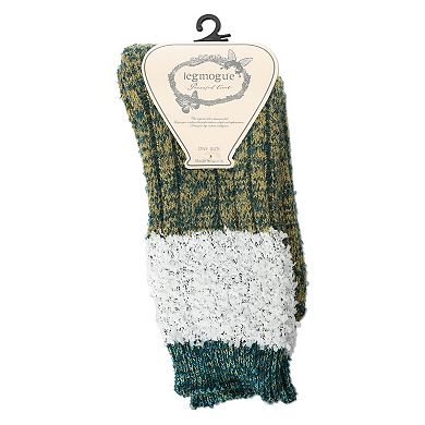 Women's Distinctone Stripe Soft-fit Wool Blend Crew Sock