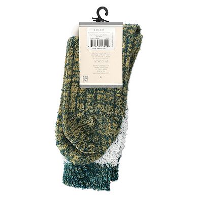 Women's Distinctone Stripe Soft-fit Wool Blend Crew Sock