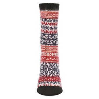 Women's Holiday Wonder Flake Multicolor Soft-fit Crew Sock