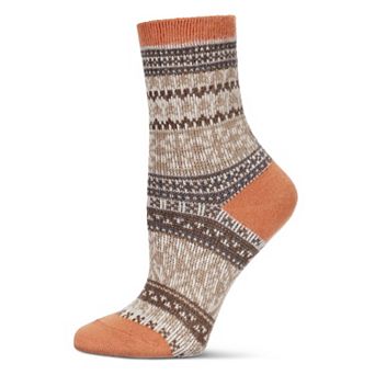 Women's Holiday Wonder Flake Multicolor Soft-fit Crew Sock