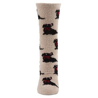 Winter Dog Cozy Non-Slip Crew Socks