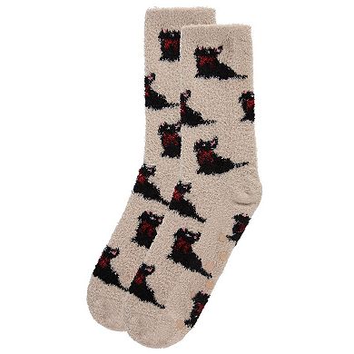 Winter Dog Cozy Non-Slip Crew Socks