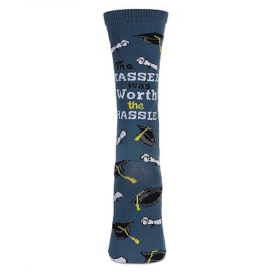 Women's The Tassel Was Worth The Hassle Greeting Card Socks