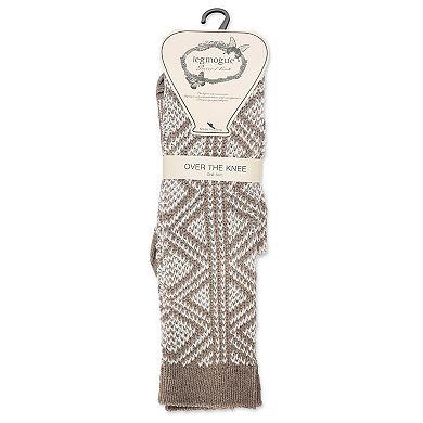Women's Diamond Tone Over The Knee Warm Sock
