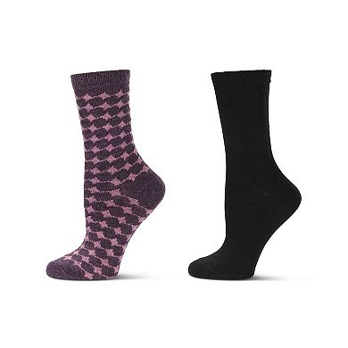 Waves Wool Crew Socks 2-pack