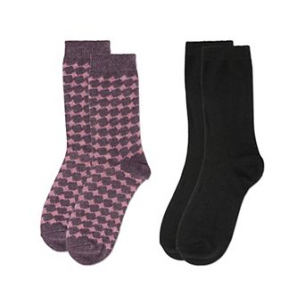 Waves Wool Crew Socks 2-pack