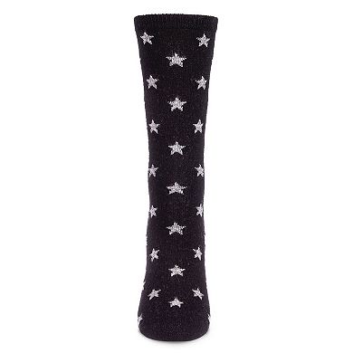 Women's Intergalactic Stars Cashmere Blend Crew Sock