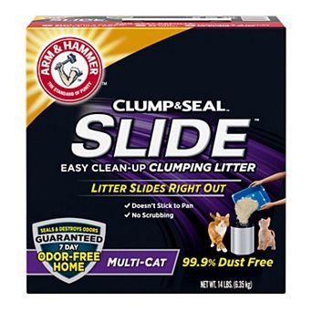 Arm & Hammer SLIDE Easy Clean-Up Multi-Cat Clumping Cat Litter - 14 lbs.