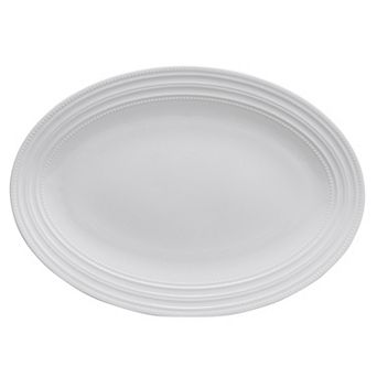 Mikasa Kamryn Vegan Bone China White Oval Platter