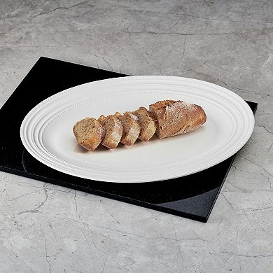 Mikasa Kamryn Vegan Bone China White Oval Platter