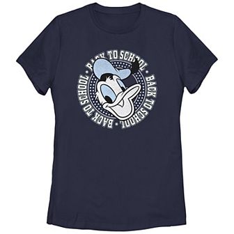 Disney's Donald Duck Back To School Juniors' Graphic Tee