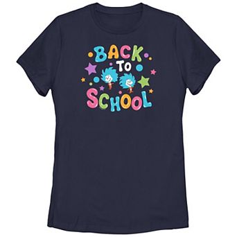 Juniors' Dr. Seuss Back To School Graphic Tee