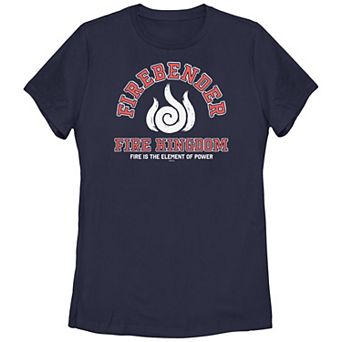 Disney's Avatar Firebender Fire Kingdom Juniors' Graphic Tee