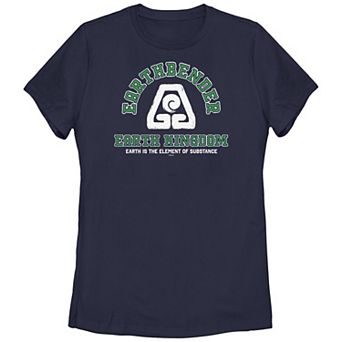 Disney's Avatar Eearthbender Earth Kingdom Juniors' Graphic Tee