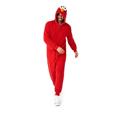 Men's OppoSuits Sesame Street Elmo One-Piece Pajamas