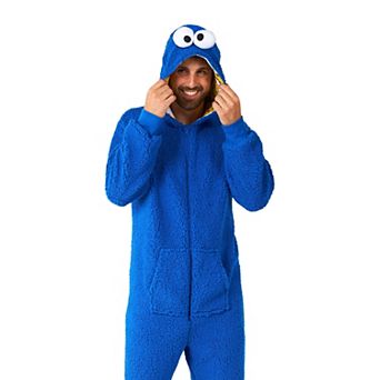 Men's OppoSuits Sesame Street Cookie Monster One-Piece Pajamas