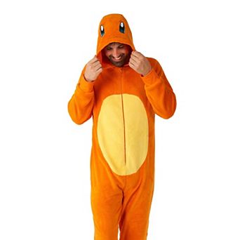 Men's OppoSuits Pokémon Charmander One-Piece Pajamas