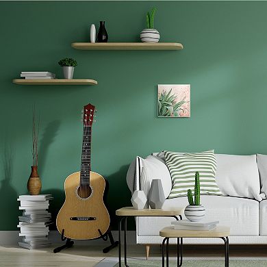 Stupell Home Decor Succulent Plant Leaves Paint Splatter Wall Art