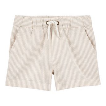 Toddler Boys Carter's Pull On Drawstring Stripe Shorts