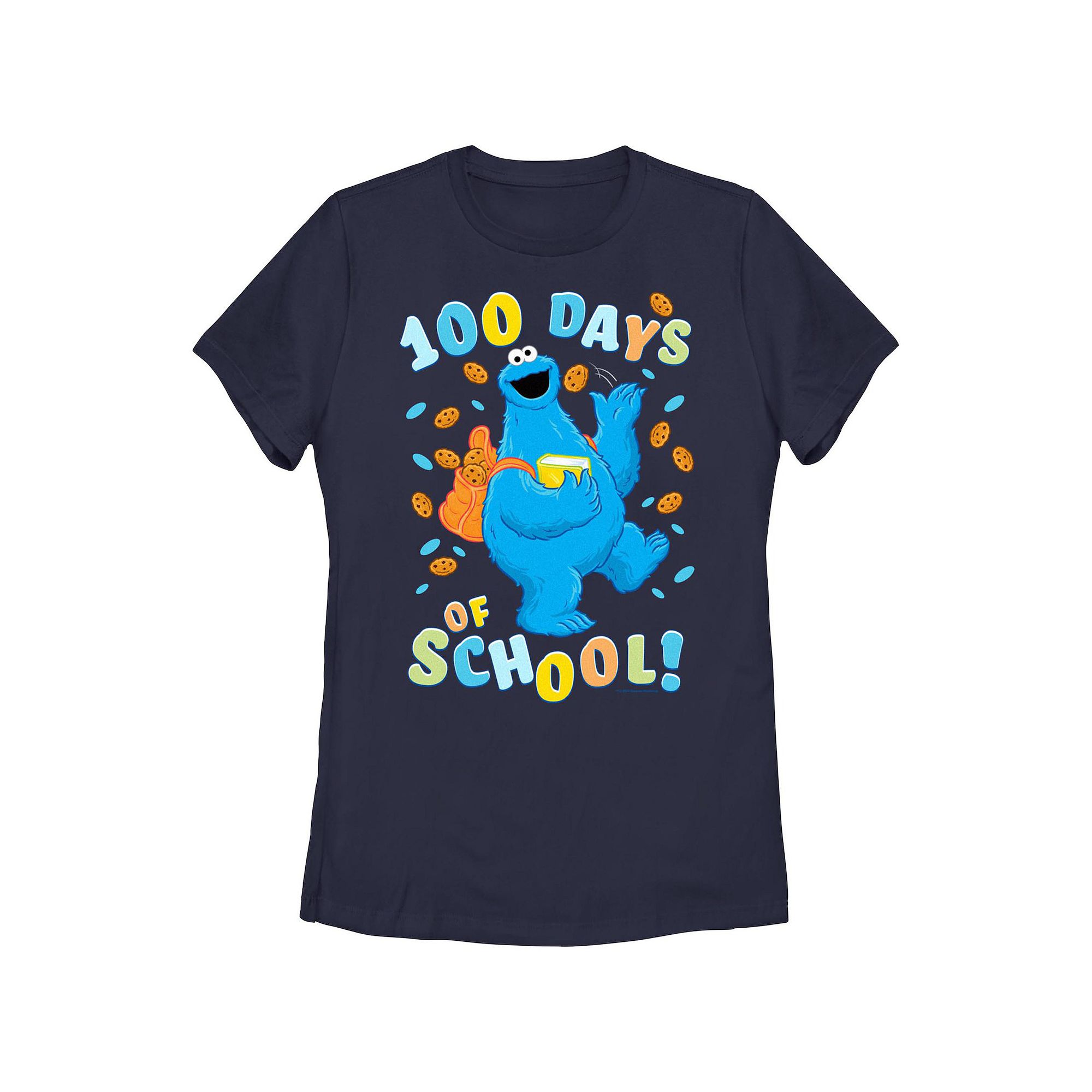 Juniors PBS Kids Sesame Street Cookie Monster One Hundred Days Of School G